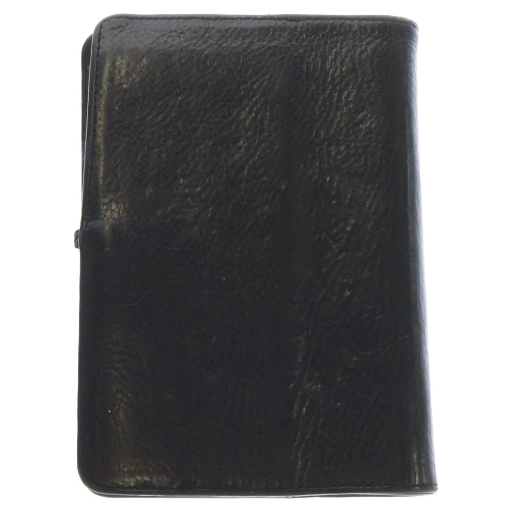 CHROME HEARTS(クロムハーツ) AGENDA PLAIN アジェンダ クロスボール レザーブレイド 手帳カバー ブラック