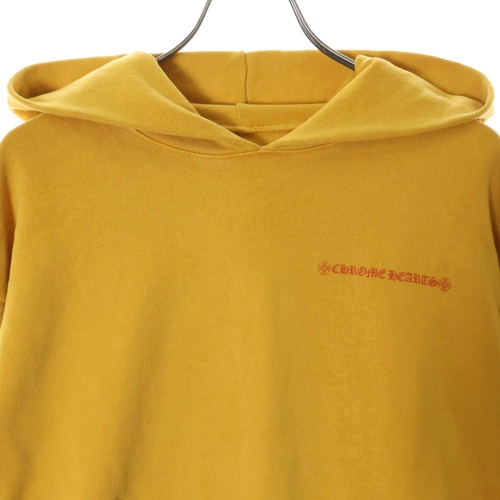CHROME HEARTS(クロムハーツ) PPO mustard HD PLVR MATTY BOY バックプリントプルオーバースウェットパーカー フーディー マスタード