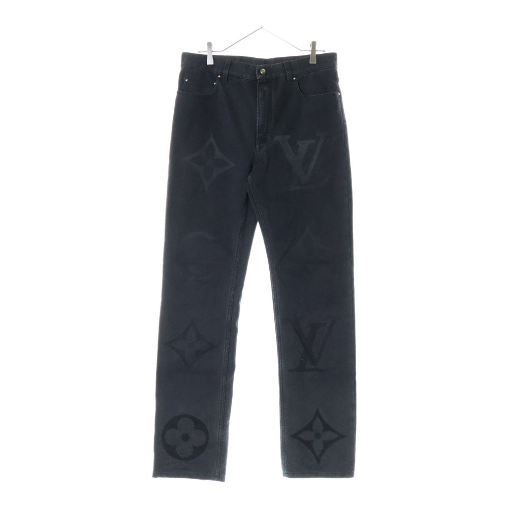 LOUIS VUITTON(ルイヴィトン) 25SS MONOGRAM FLOUR DENIM PANTS モノグラムフラワーデニムパンツ ジーンズ ブラック RM251M9 OWZ HSD15W