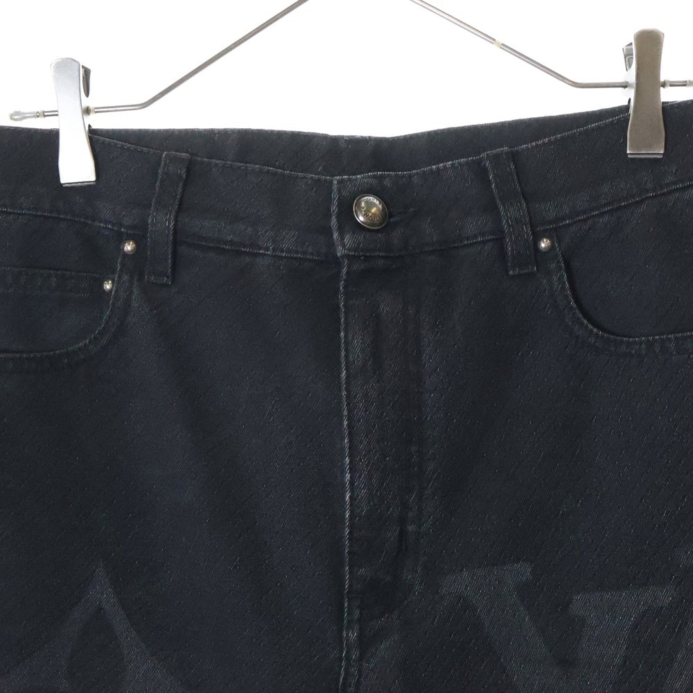 LOUIS VUITTON(ルイヴィトン) 25SS MONOGRAM FLOUR DENIM PANTS モノグラムフラワーデニムパンツ ジーンズ ブラック RM251M9 OWZ HSD15W