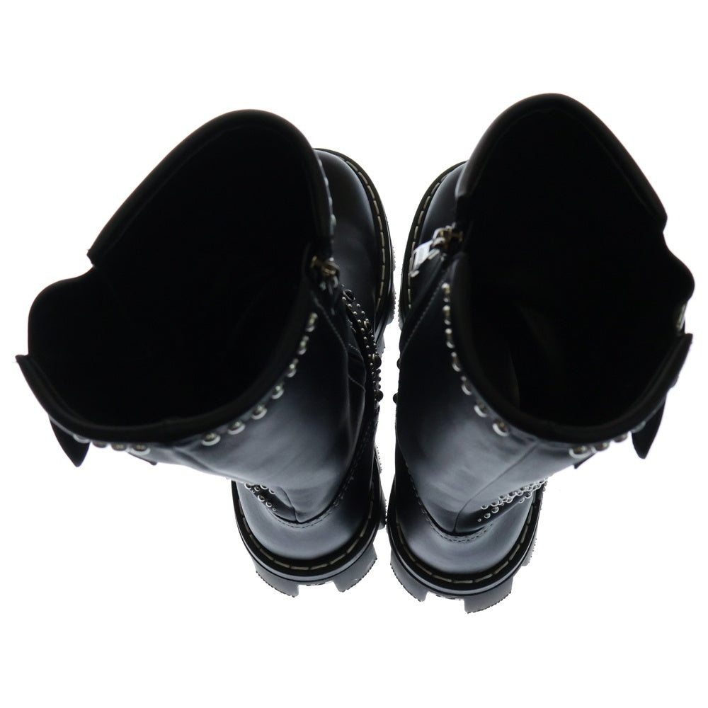 LOUIS VUITTON(ルイヴィトン) 24SS ENGINEER BOOTS チェッカーライン エンジニアブーツ レザー ブラック