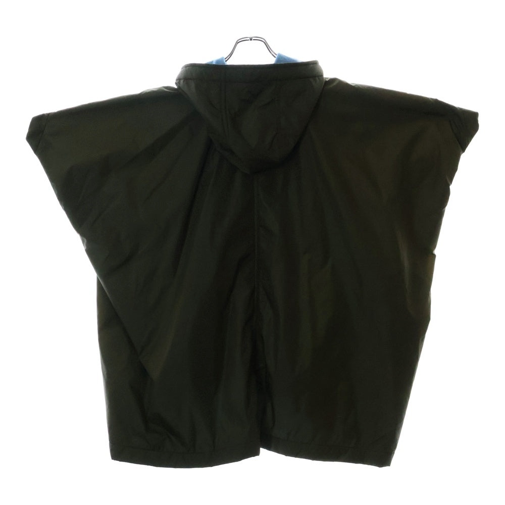 COMME des GARCONS SHIRT(コムデギャルソンシャツ) NYLON PONCHO ナイロンハーフジップポンチョ カーキ W19902