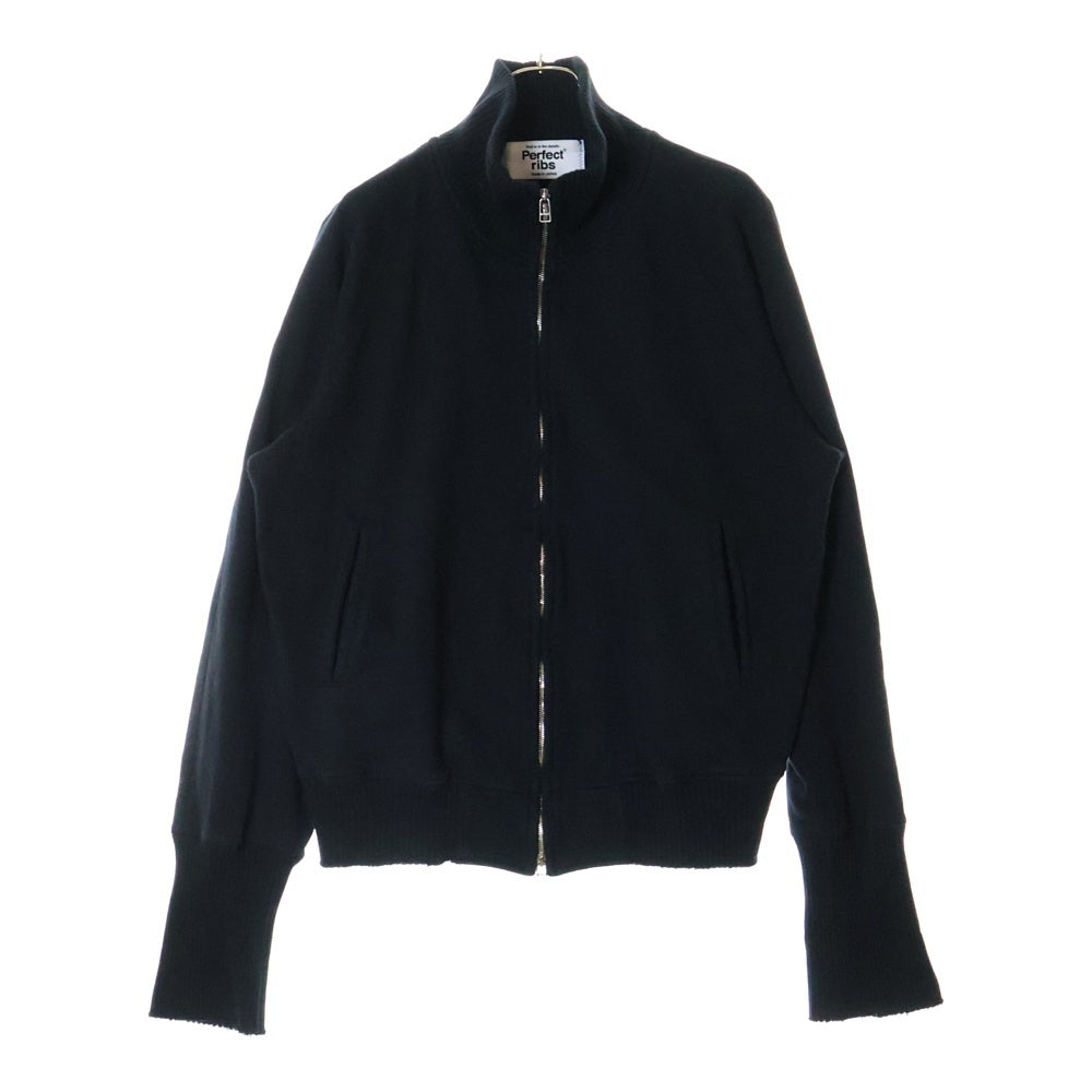 Perfect Ribs(パーフェクトリブス) High Neck Track Jacket ハイネック トラックジャケット ブラック