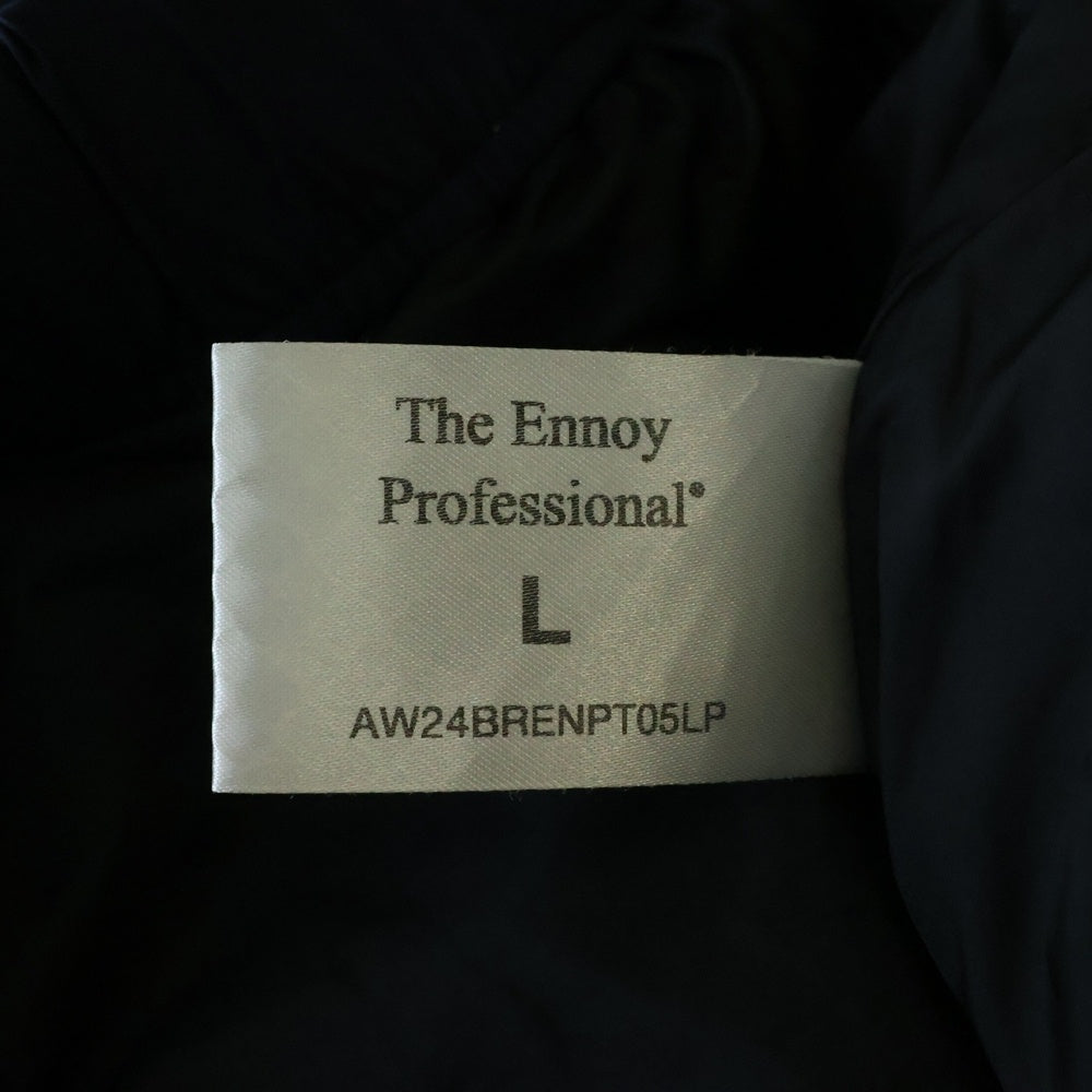 The Ennoy Professional(エンノイプロフェッショナル) 24AW Padded 中綿セットアップ フーディジャケット イージーパンツ ネイビー