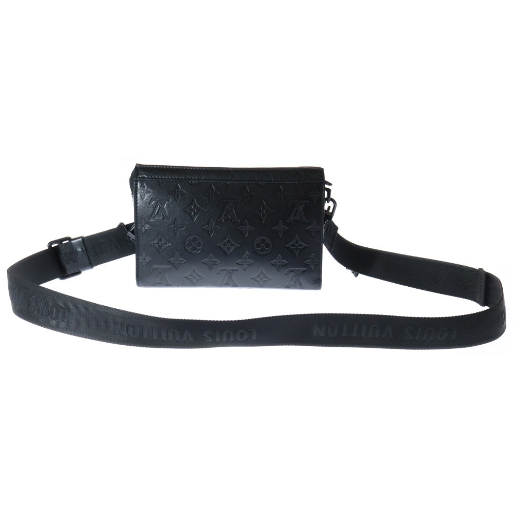 LOUIS VUITTON(ルイヴィトン) モノグラムシャドウ ガストン ウエアラブルウォレット ショルダーバッグ 2WAY クラッチバッグ ブラック M81115