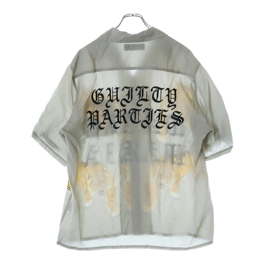 WACKO MARIA(ワコマリア) 25SS PRINTED TIGER S/S HAWAIIAN SHIRT タイガープリント 半袖ハワイアンシャツ ベージュ 25SS-WMS-HI07