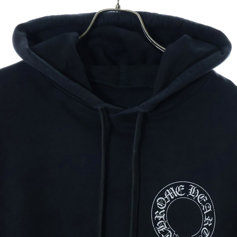 CHROME HEARTS(クロムハーツ) ×MATTY BOY Chomper Horseshoe Hoodie ×マッティボーイ チョンパー ホースシューフーディ プルオーバースウェットパーカー ブラック
