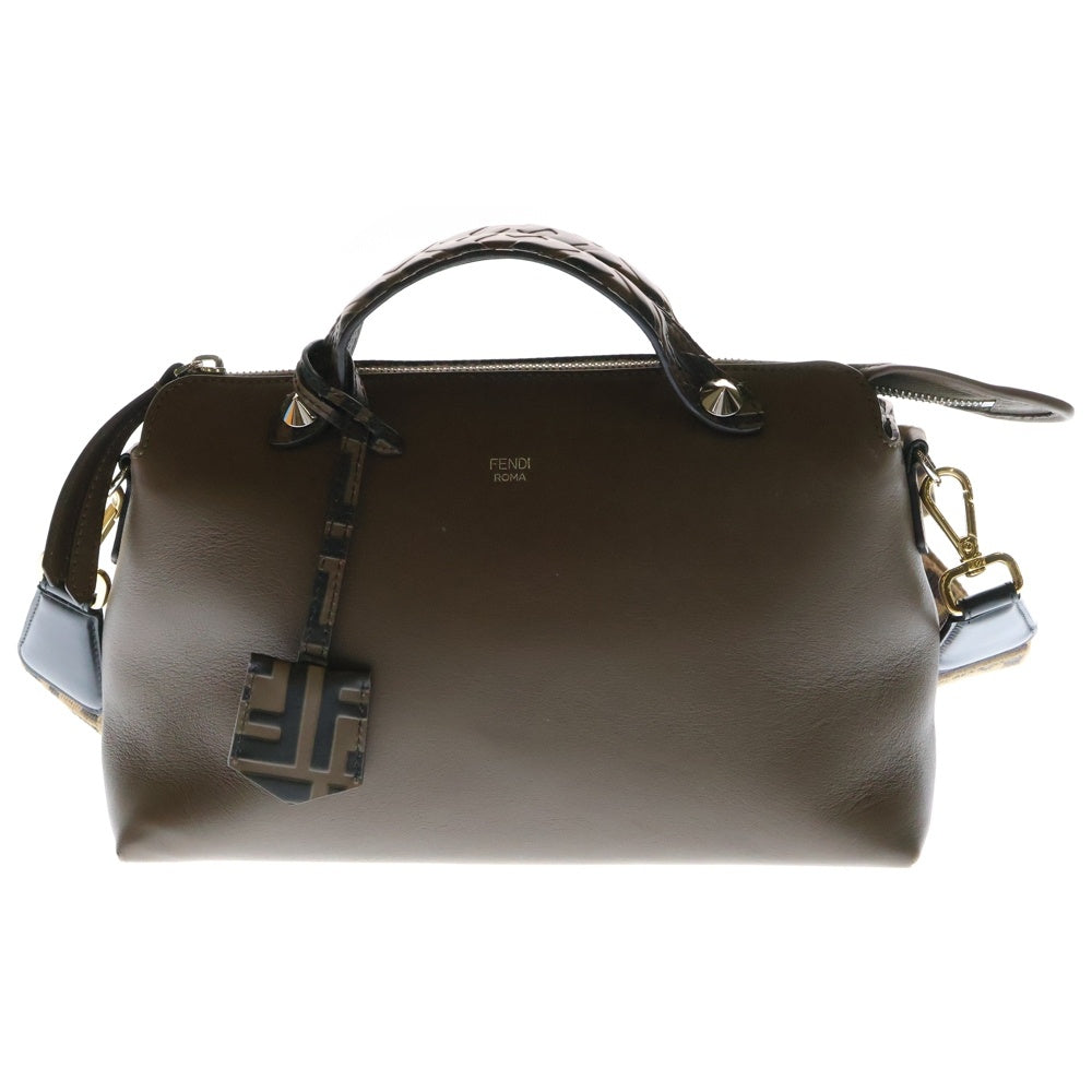 FENDI(フェンディ) バイザウェイ スタッズ ショルダーバッグ ブラウン 8BL 146 A6CO