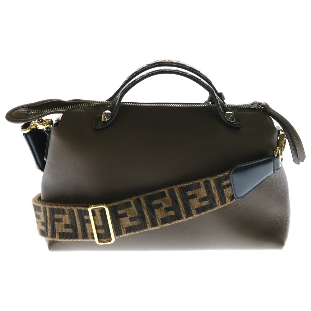FENDI(フェンディ) バイザウェイ スタッズ ショルダーバッグ ブラウン 8BL 146 A6CO