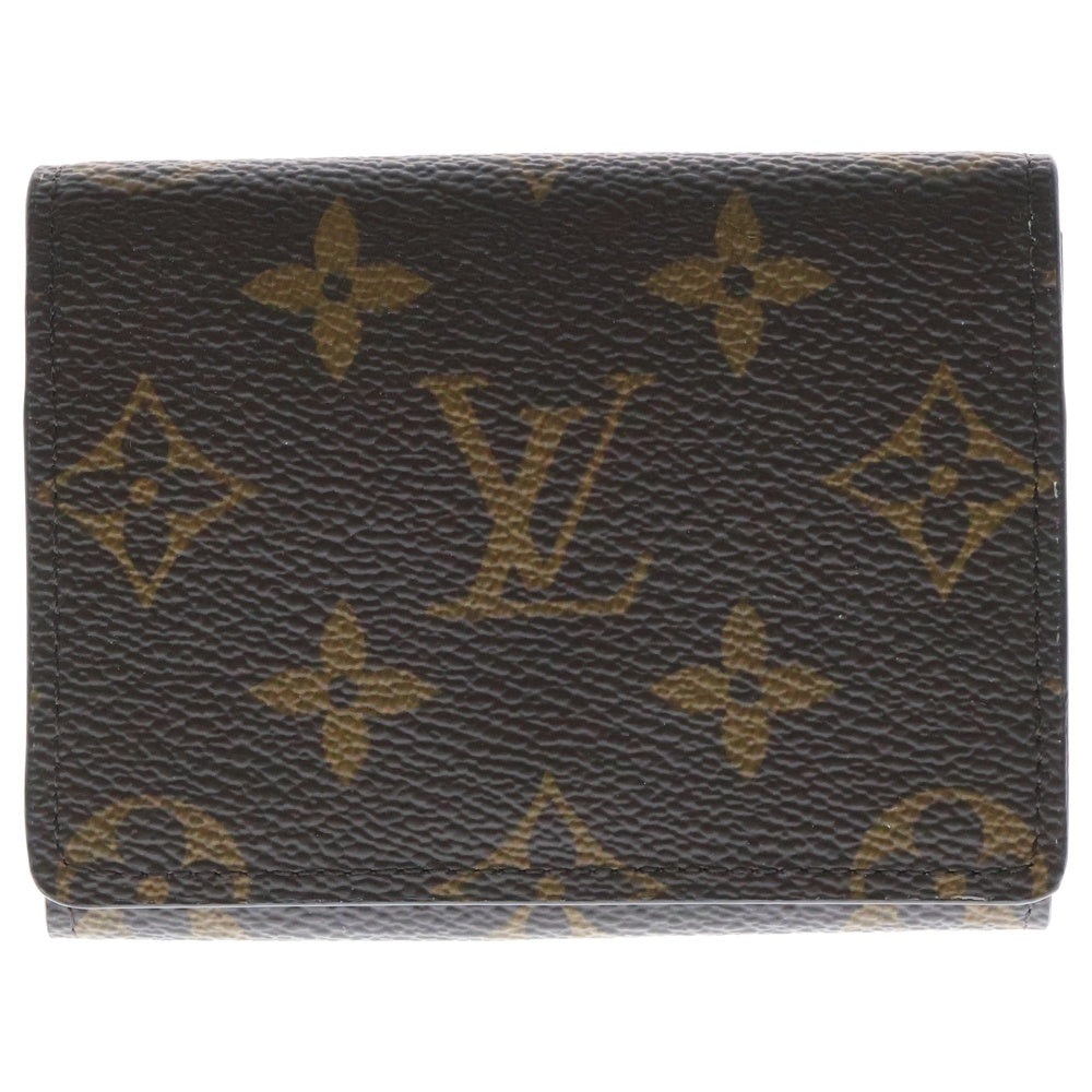 LOUIS VUITTON(ルイヴィトン) モノグラム アンヴェロップカルトドゥヴィジット 名刺入れ ブラウン M63801
