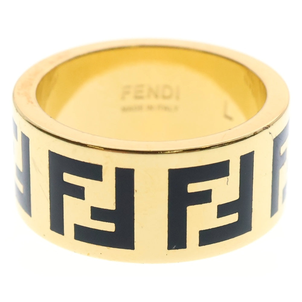 FENDI(フェンディ) フォーエバー FFロゴ フェンディリング ゴールド/ブラック 8AG945