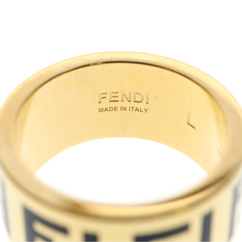 FENDI(フェンディ) フォーエバー FFロゴ フェンディリング ゴールド/ブラック 8AG945