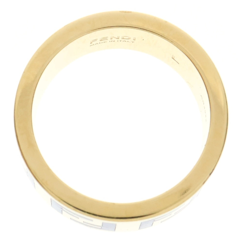 FENDI(フェンディ) フォーエバー FFロゴ フェンディリング ゴールド/ブラック 8AG945