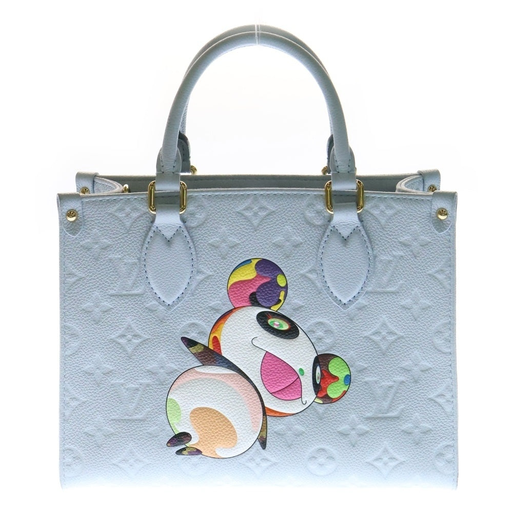 LOUIS VUITTON(ルイヴィトン) モノグラム アンプラント オンザゴー PM ハンドバッグ ショルダーバッグ ブルー M13836