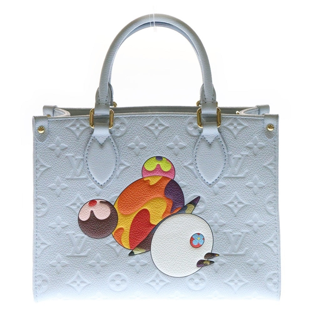 LOUIS VUITTON(ルイヴィトン) モノグラム アンプラント オンザゴー PM ハンドバッグ ショルダーバッグ ブルー M13836