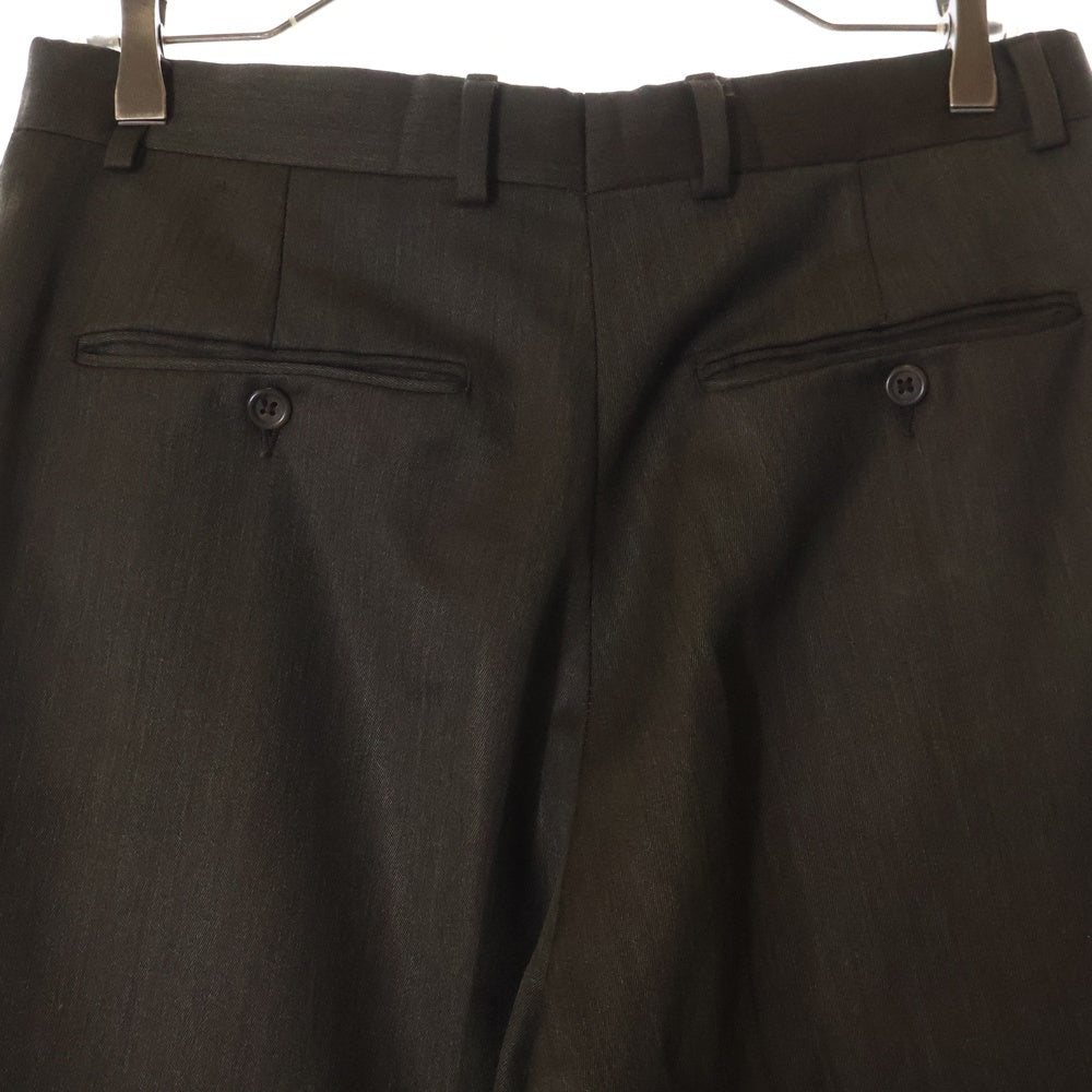 BURBERRY LONDON(バーバリーロンドン) 90-00s VINTAGE SLACKS PANTS MADE IN USA 1タック入りスラックスパンツ カーキ アメリカ製 W33/L31