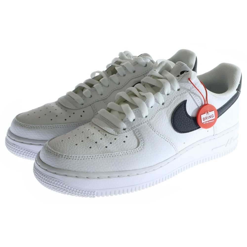 NIKE(ナイキ) AIR FORCE 1 07 PEBBLED LEATHER CT2302-100 エアフォース1 ローカットスニーカー ホワイト US8.5/26.5cm