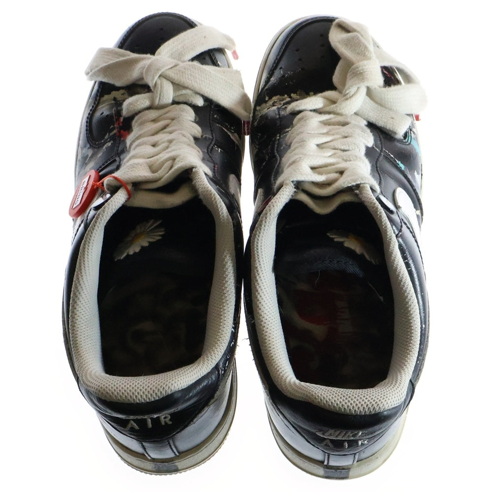 NIKE(ナイキ) ×PEACEMINUSONE AIR FORCE 1 LOW PARA NOISE AQ3692-001 ピースマイナスワン エアフォース1 パラノイズ ローカットスニーカー ブラック US8.5/26.5cm