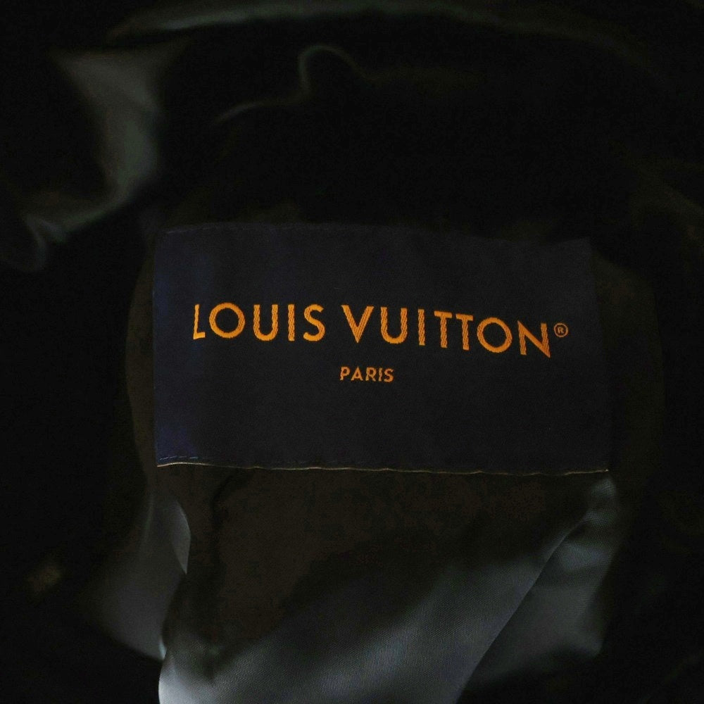 LOUIS VUITTON(ルイヴィトン) 24AW ニットカラーエンブロイダード テクニカル ジップアップブルゾンジャケット ブラック RM242MM JMP