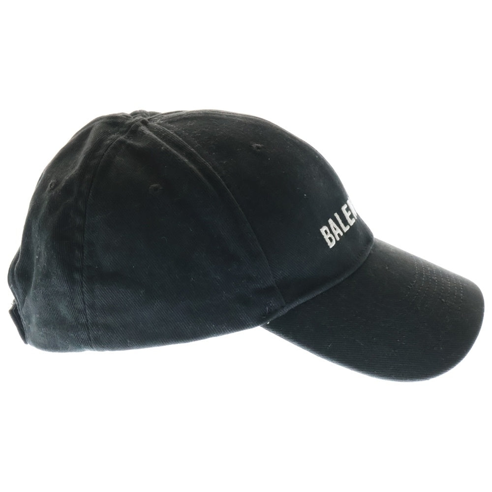 BALENCIAGA(バレンシアガ) ARCHETYPE LOGO CAP フロントロゴデザインキャップ 帽子 ブラック 782787 410B2