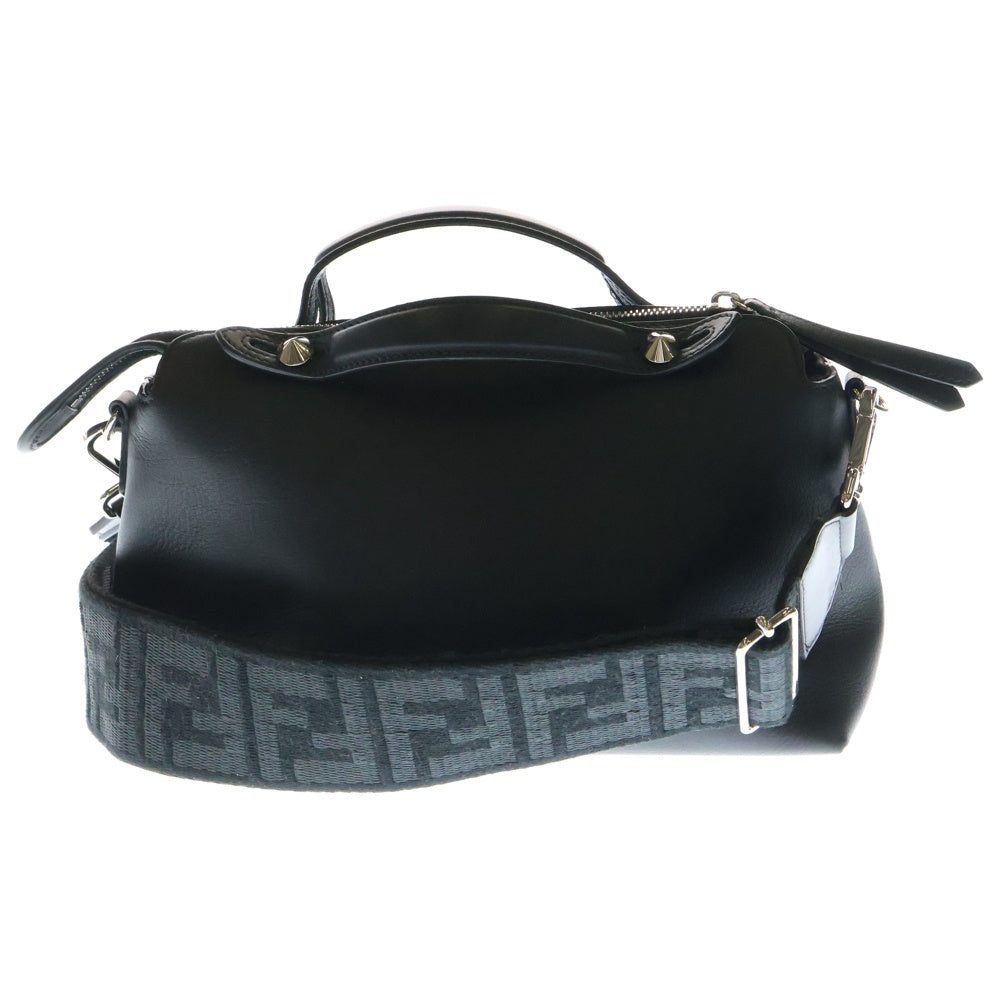 FENDI(フェンディ) バイザウェイ スタッズ レザー ショルダーバッグ ハンドバッグ 2WAY ミディアム ブラック 8BL124