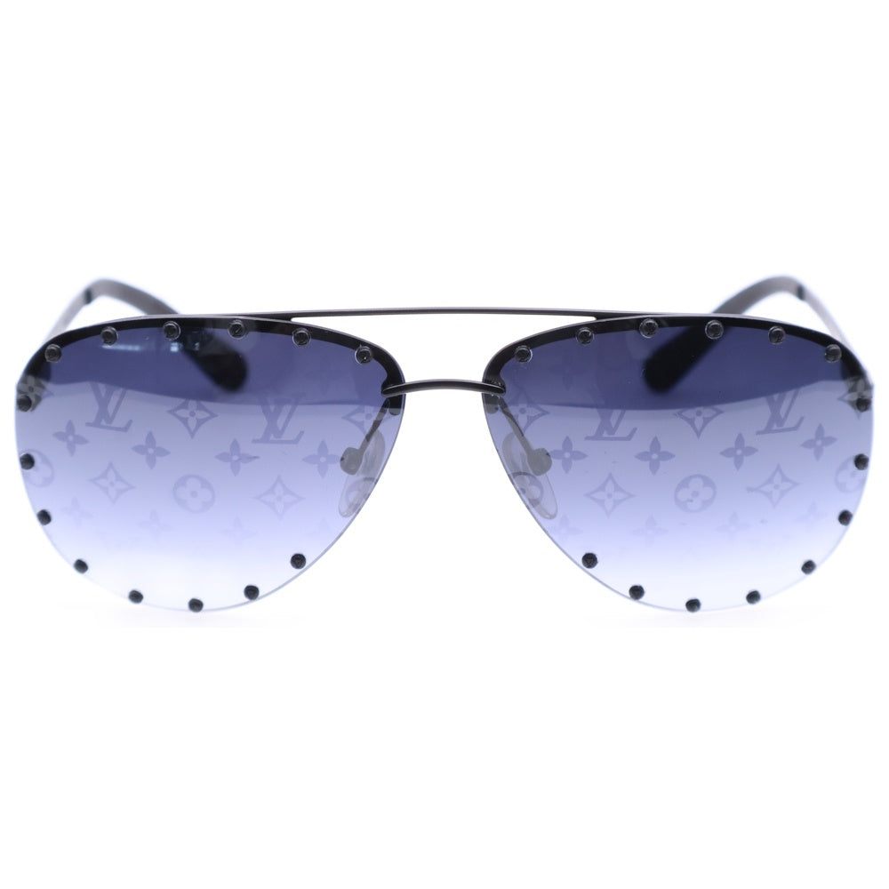 LOUIS VUITTON(ルイヴィトン) ザパーティ ティアドロップ モノグラムレンズ アイウェア サングラス ブラック 60□11‐140 Z0971U
