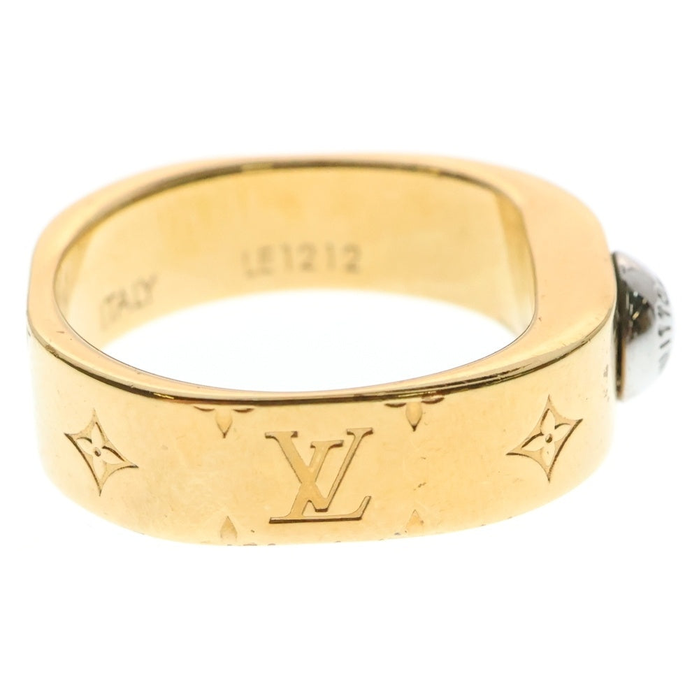 LOUIS VUITTON(ルイヴィトン) ナノグラム リング ゴールド M00211