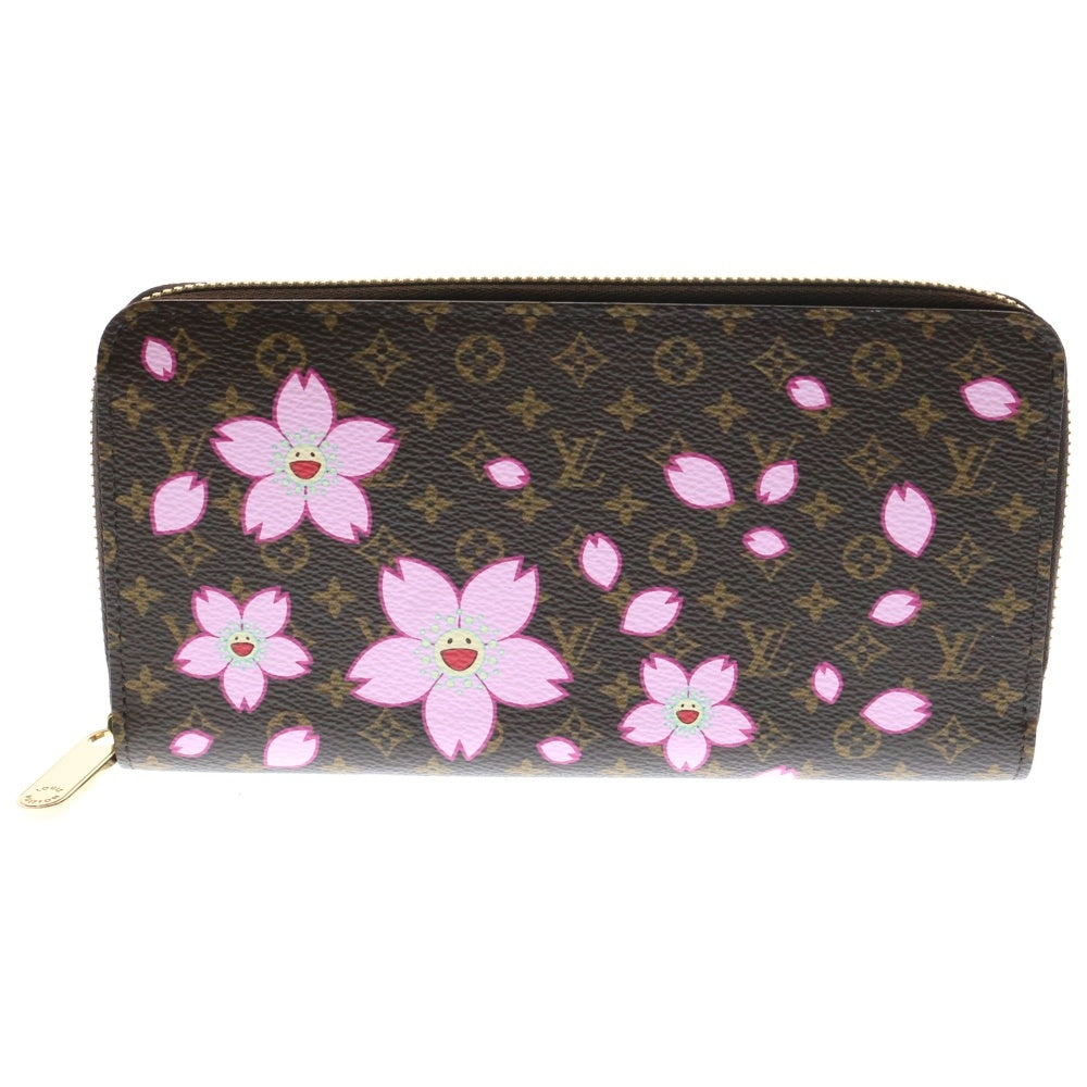 LOUIS VUITTON(ルイヴィトン) モノグラム ジッピーウォレット チェリーブロッサム 長財布 レザーウォレット ブラウン M13433