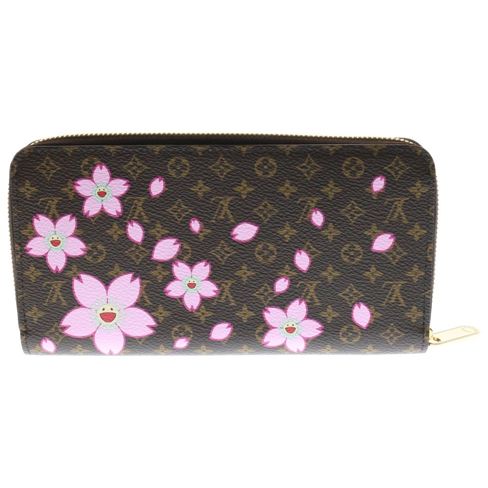 LOUIS VUITTON(ルイヴィトン) モノグラム ジッピーウォレット チェリーブロッサム 長財布 レザーウォレット ブラウン M13433
