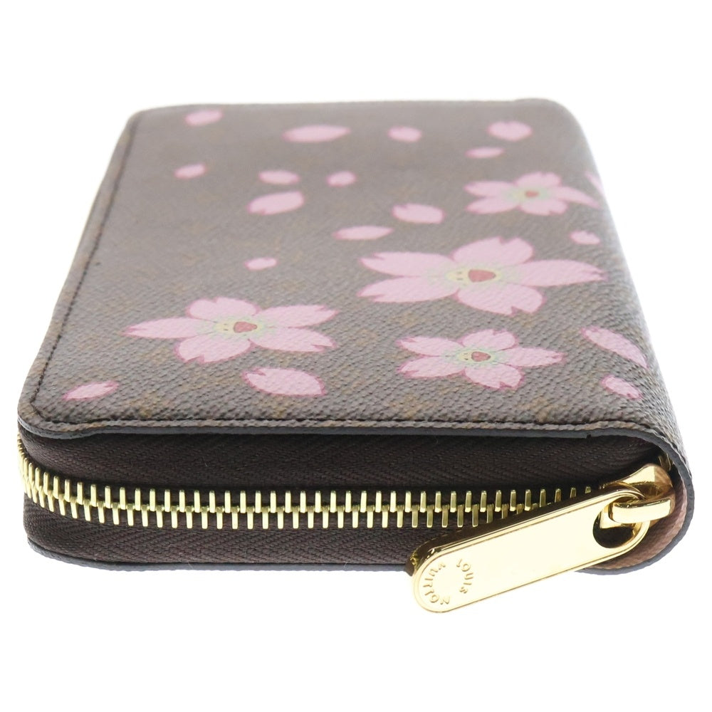 LOUIS VUITTON(ルイヴィトン) モノグラム ジッピーウォレット チェリーブロッサム 長財布 レザーウォレット ブラウン M13433