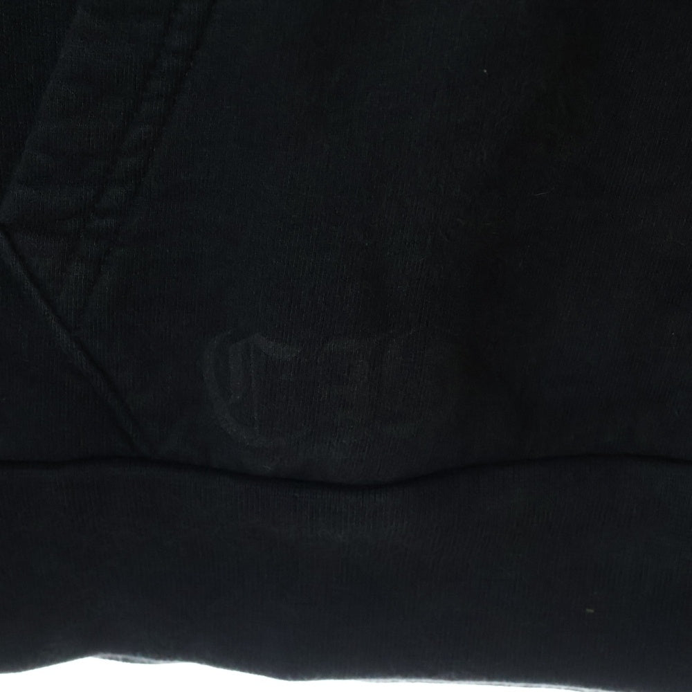 CHROME HEARTS(クロムハーツ) MLTCOL CEM CRS HD PLVR マルチカラーセメタリークロスプリントプルオーバーパーカー フーディー ブラック
