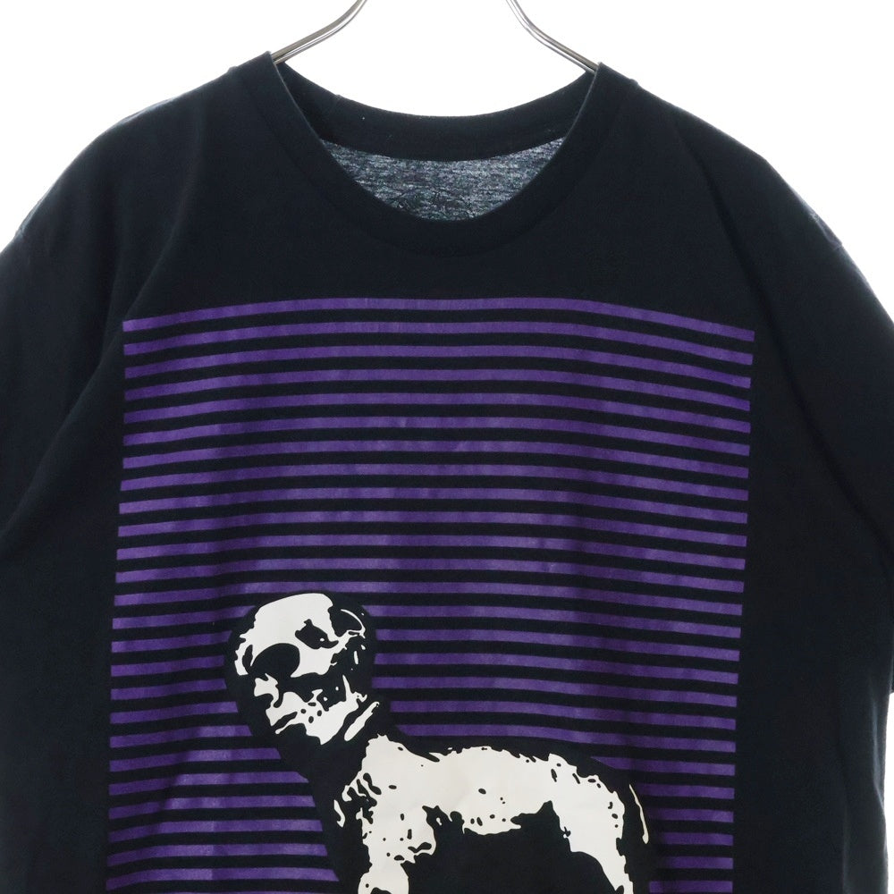 CHROME HEARTS(クロムハーツ) FOTI STRIPE T-SHIRT フォティ ストライプ クルーネック半袖Tシャツカットソー ブラック