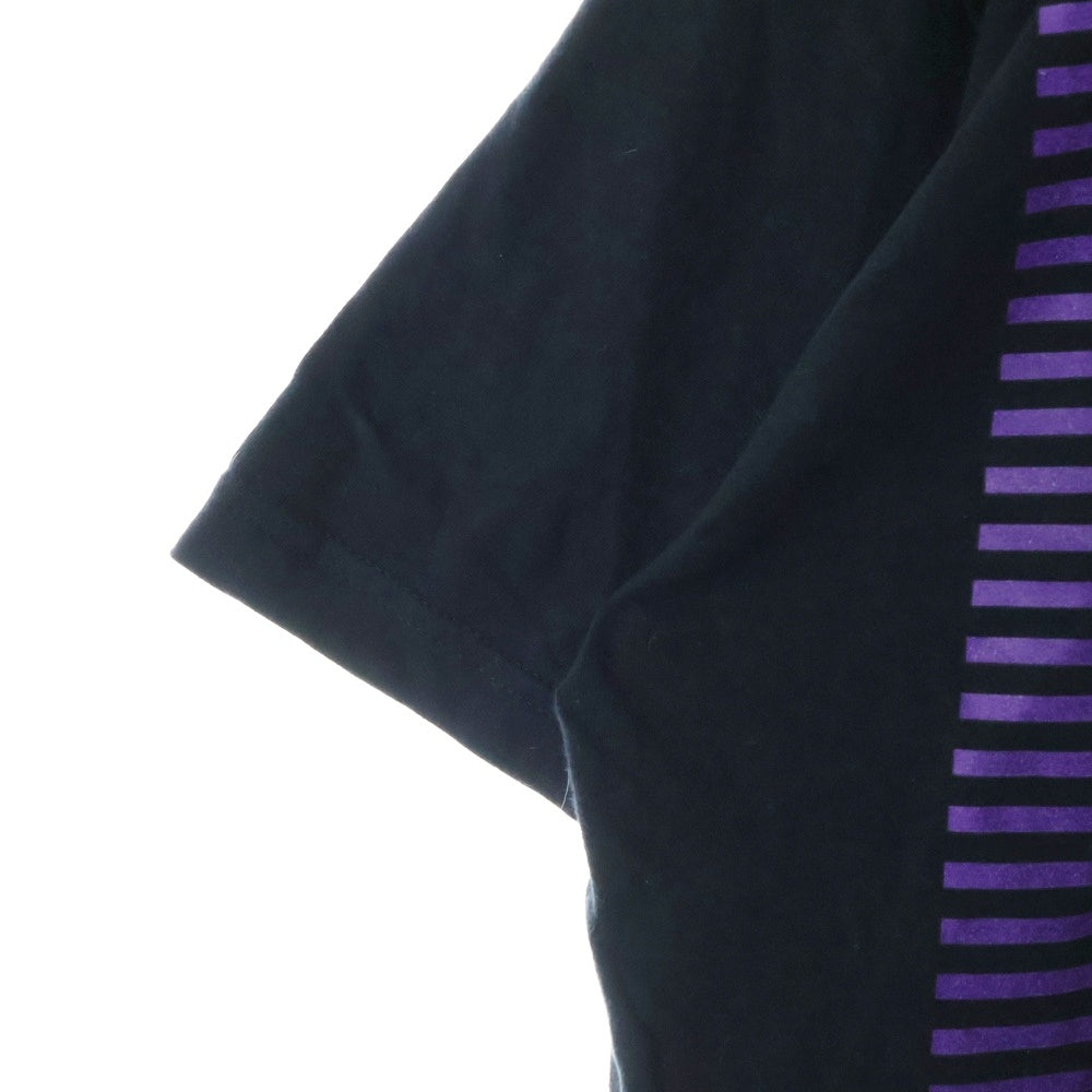 CHROME HEARTS(クロムハーツ) FOTI STRIPE T-SHIRT フォティ ストライプ クルーネック半袖Tシャツカットソー ブラック