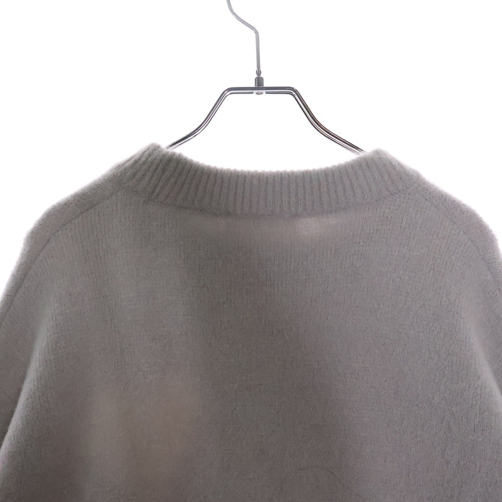 AMI Alexandre Mattiussi(アミアレクサンドルマテュッシ) OFF WHITE ADC SWEATER ロゴ刺繍ニットセーター グレー UKS025.KN0032
