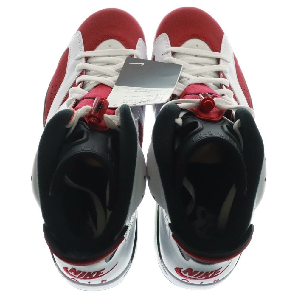 NIKE(ナイキ) AIR JORDAN 6 RETRO CARMINE CT8529-106 エアジョーダン6 カーマイン ハイカットスニーカー シューズ ホワイト/レッド US11/29cm