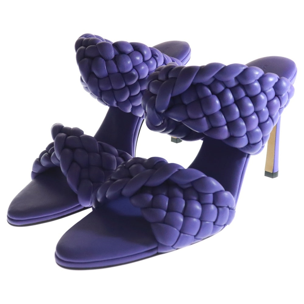 BOTTEGA VENETA(ボッテガヴェネタ) PADDED INTRECCIO NAPPA SANDAL 618757VBTGO イントレチャート サンダル レディース パープル