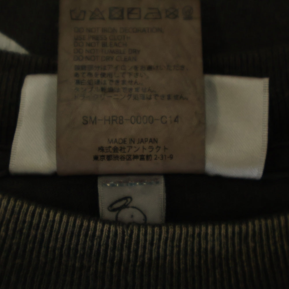 SAINT MICHAEL(セントマイケル) 25SS 2PAC 2PC_SS TEE 2パック フォトプリント ヴィンテージ加工 半袖Tシャツ 半袖カットソー ブラック SM-HR8-0000-C14