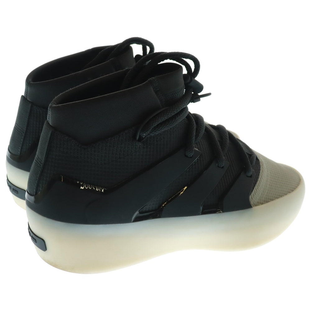 FEAR OF GOD ESSENTIALS(フィアオブゴッド エッセンシャルズ) × adidas ATHLETICS 1 BASKETBALL IE6179 アスレチックス1バスケットボールスニーカー シューズ ブラック US10/28.0cm
