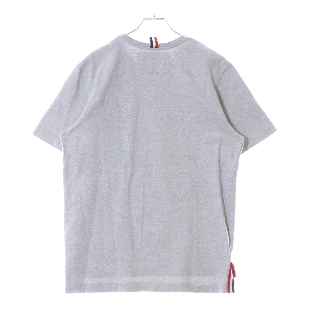 THOM BROWNE(トムブラウン) Pocket COTTON S/S T-Shirt 胸ポケット コットン クルーネック半袖Tシャツカットソー グレー