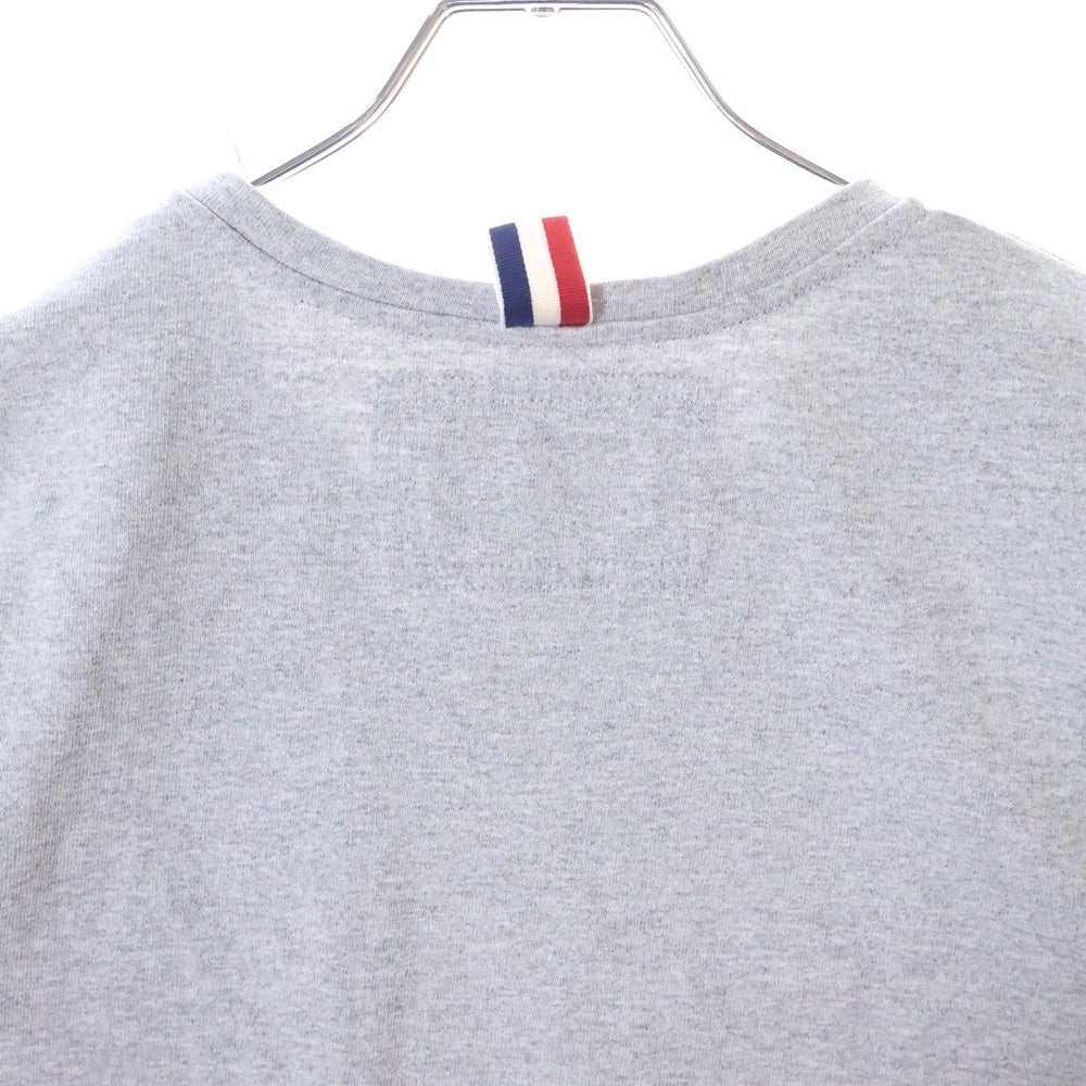 THOM BROWNE(トムブラウン) Pocket COTTON S/S T-Shirt 胸ポケット コットン クルーネック半袖Tシャツカットソー グレー