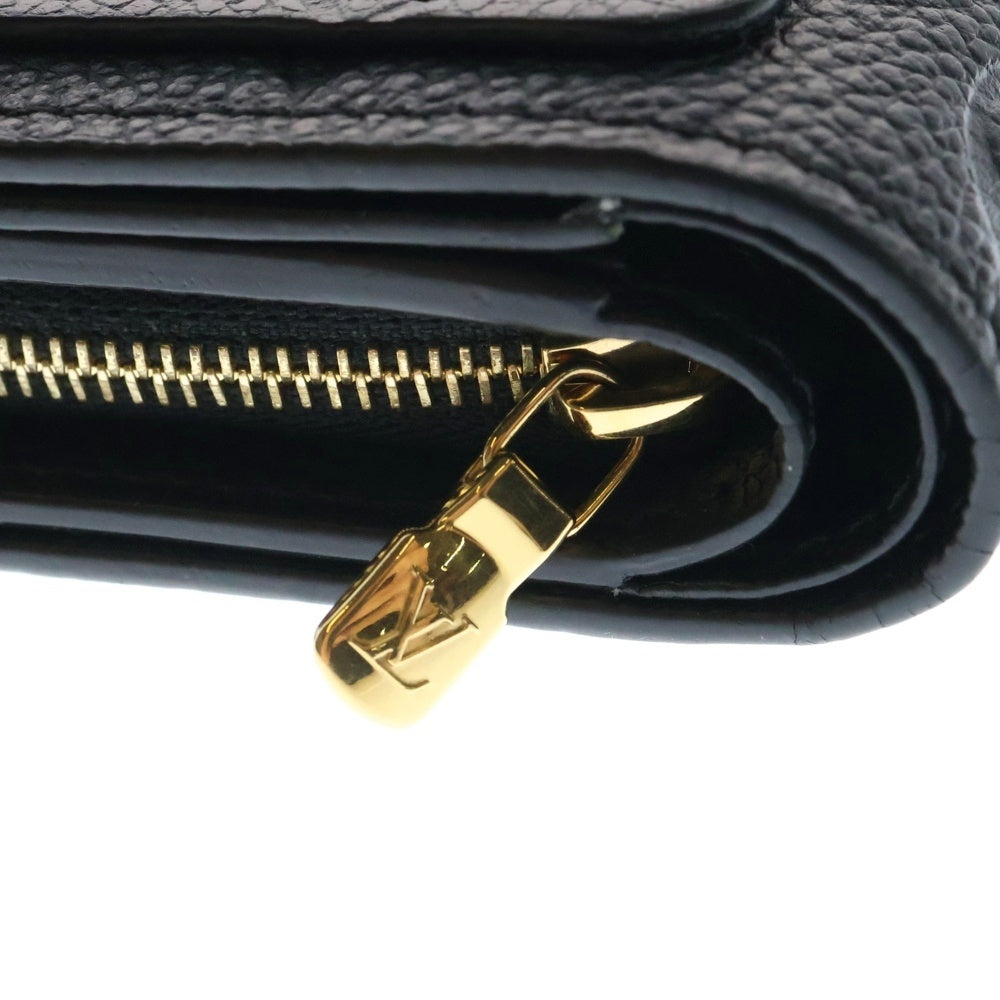 LOUIS VUITTON(ルイヴィトン) モノグラム アンプラント ポルトフォイユ クレア ウォレット 2つ折り財布 ブラック M80151