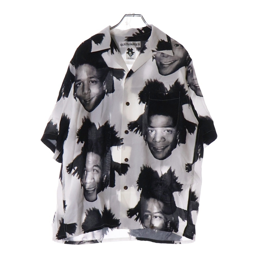 WACKO MARIA(ワコマリア) 23SS JEAN MICHEL BASQUIAT S/S HAWAIIAN SHIRT バスキア 半袖アロハシャツ ハワイアンシャツ ホワイト
