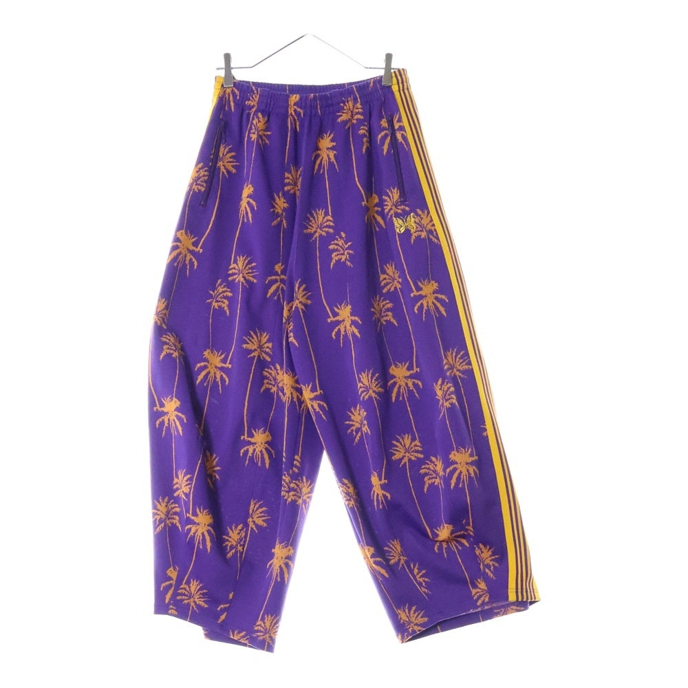 Needles(ニードルス) H.D.Track Pant - Poly Jacquard ヒザデルパンツ パープル QV1506