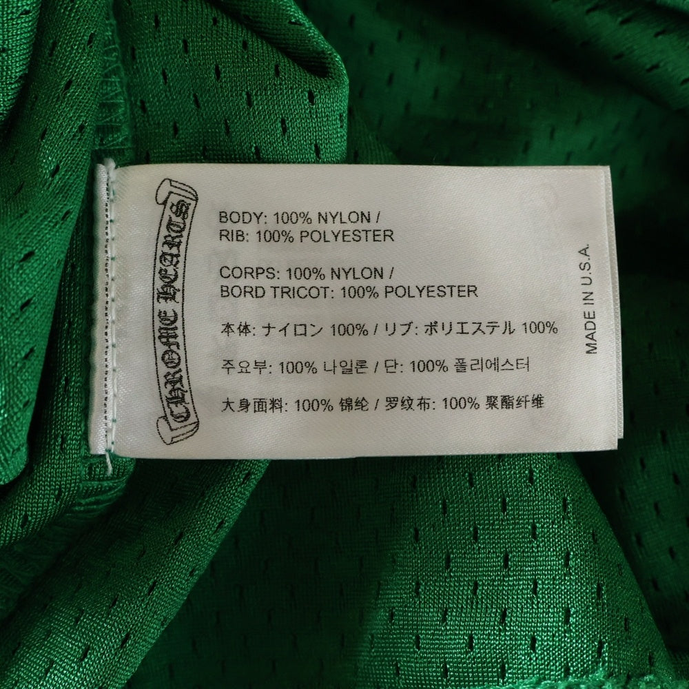 CHROME HEARTS(クロムハーツ) MESH WARM UP JERSEY CHプリントメッシュ半袖Tシャツカットソー グリーン