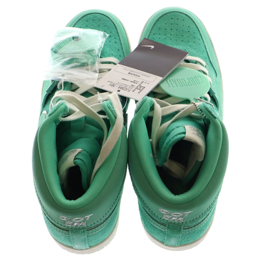 NIKE(ナイキ) ×Corporate JORDAN AIR SHIP PE SP FJ2384-301 コーポレート ジョーダン エアシップ ハイカットスニーカー シューズ ライトグリーン US9/27cm