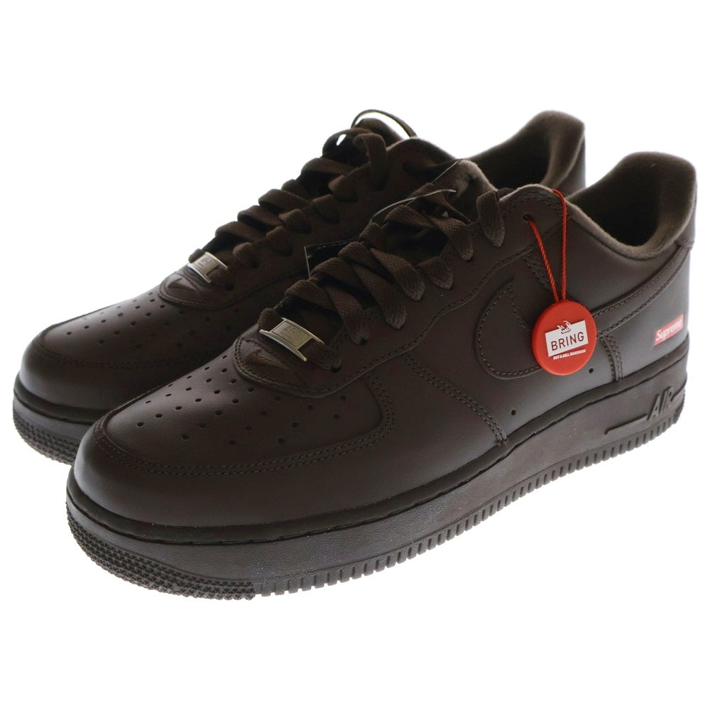 NIKE(ナイキ) 23AW×SUPREME AIR FORCE 1 LOW BAROQUE BROWN CU9225-200 シュプリーム エアフォース1 ローカットスニーカー シューズ ブラウン US9.5/27.5cm