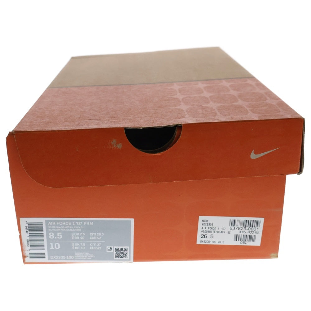 NIKE(ナイキ) AIR FORCE 1 LOW BRONX ORIGINS DX2305-100 エアフォース1 ブロンクス オリジンズ ローカットスニーカー シューズ ホワイト US8.5/26.5cm