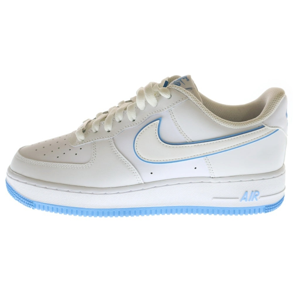 NIKE(ナイキ) AIR FORCE 1 '07 White and University Blue DV0788-101 エアフォース1 ローカットスニーカー シューズ ホワイト US9/27cm