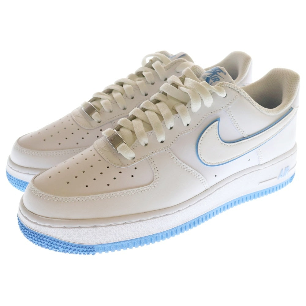 NIKE(ナイキ) AIR FORCE 1 '07 White and University Blue DV0788-101 エアフォース1 ローカットスニーカー シューズ ホワイト US9/27cm
