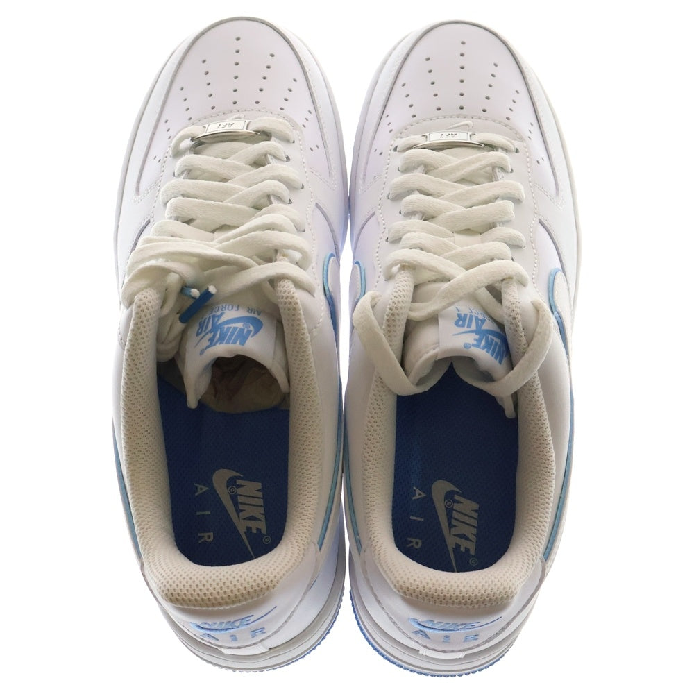 NIKE(ナイキ) AIR FORCE 1 '07 White and University Blue DV0788-101 エアフォース1 ローカットスニーカー シューズ ホワイト US9/27cm